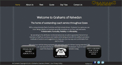 Desktop Screenshot of grahamscoaches.com