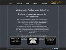 Tablet Screenshot of grahamscoaches.com